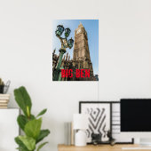 Poster Big Ben à Westminster Londres cadeau (Bureau à domicile)