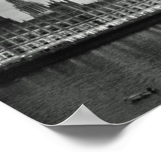 Poster Big Ben B & W (Coin)