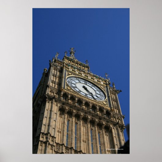 Poster Big Ben - copie de toile de Londres (Devant)