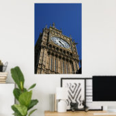 Poster Big Ben - copie de toile de Londres (Bureau à domicile)