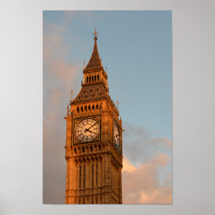 Poster Big Ben dans la copie verticale d'affiche de