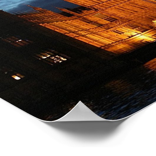 Poster Big Ben la nuit (Coin)