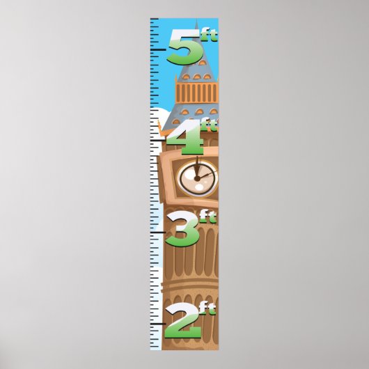 Poster Big Ben Westminster Clock Tower (Devant)