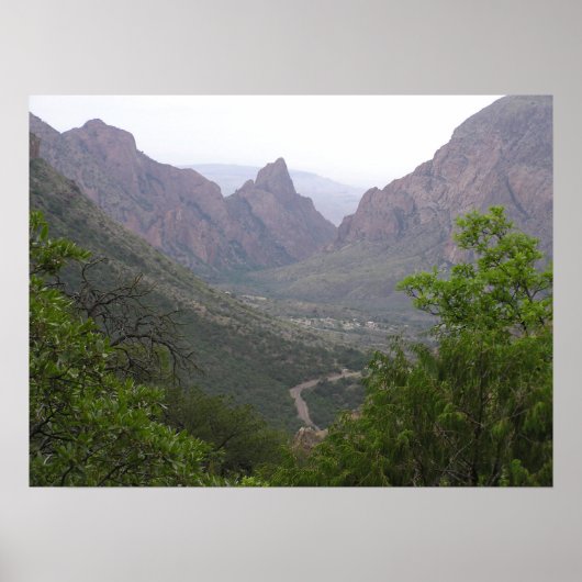Poster Big Bend Canyon (Devant)