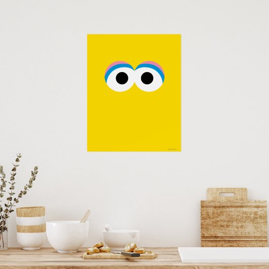 Poster Big Bird Big Face (Cuisine)