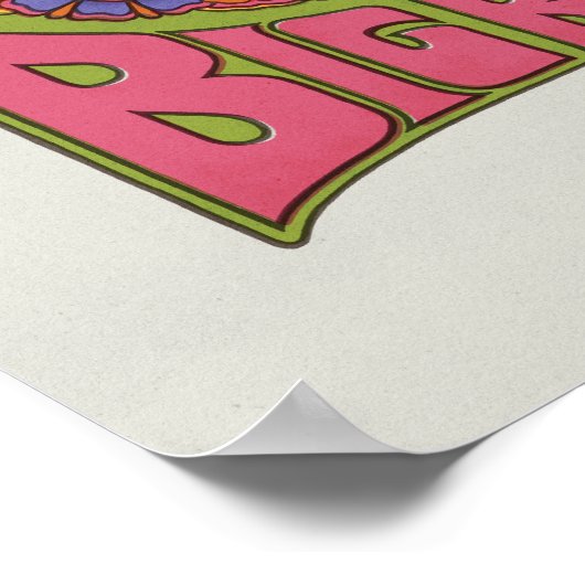 Poster Big Bird | Psychédélique (Coin)