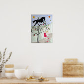 Poster 'Big Black Horse And A Cherry Tree' (Cuisine)
