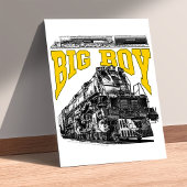 Poster Big Boy 4014 Steam Loco. Union Pacific Class 4000