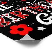 Poster Big Brother De La Fille D'Anniversaire Ladybug Big (Coin)