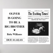 Poster Big Brother Faire-part Newspaper Pold (Devant)