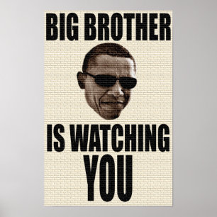 Poster Big Brother Obama 1984