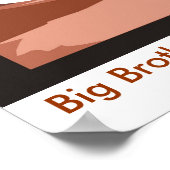 Poster Big Brother regarde ! (Coin)