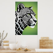 Poster Big Cat Leopard Jaguar (Cuisine)