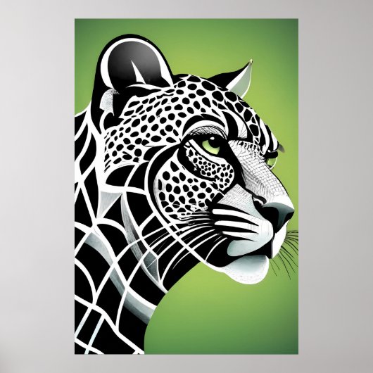 Poster Big Cat Leopard Jaguar (Devant)