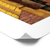 Poster BIG Cowboy bande dessinée vieux style occidental (Coin)