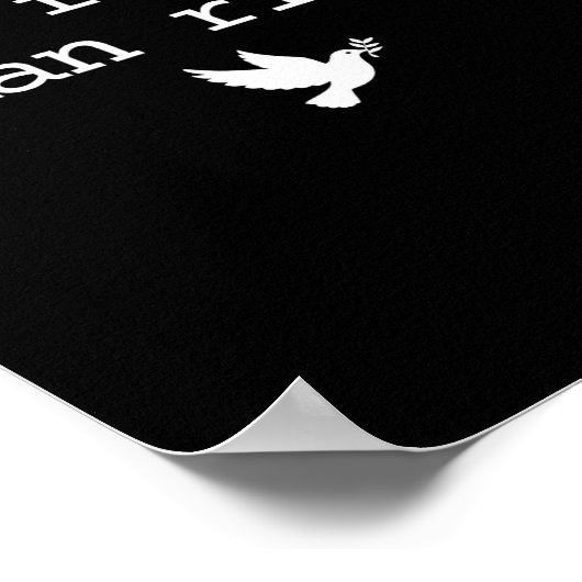 Poster Big Fan Of Human Rights Protest Retro Feminist Wom (Coin)