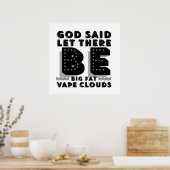 Poster Big Fat Clouds Premium (Cuisine)