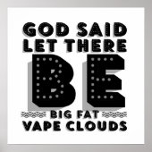Poster Big Fat Clouds Premium (Devant)