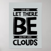 Poster Big Fat Clouds Premium (Devant)