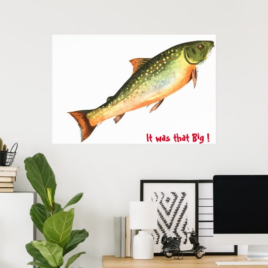 Poster Big Fish (Bureau à domicile)