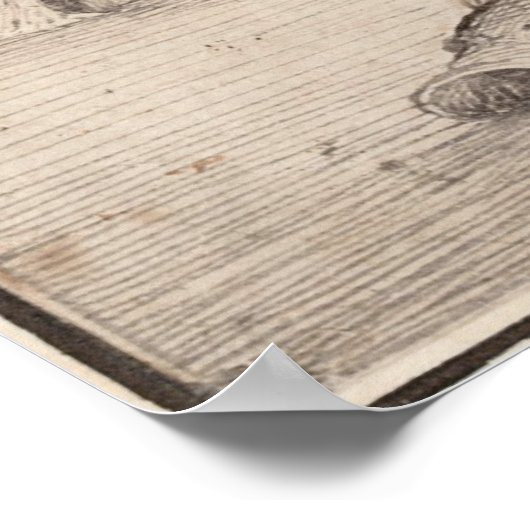 Poster Big Fish Mange Little Fish par Pieter Bruegel (Coin)