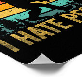 Poster Big Foot Sasquatch I Hate People Funny Bigfoot Vin (Coin)