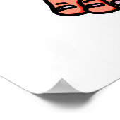 Poster Big Froot Funky Big Foot Pun (Coin)