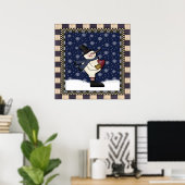 Poster - Big Heart Snowman (Bureau à domicile)