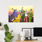 Poster **Big JAzz Band** (Bureau à domicile)