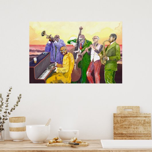 Poster **Big JAzz Band** (Cuisine)