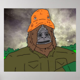 Poster Big Lez Show Trippy Sassy Sasquatch