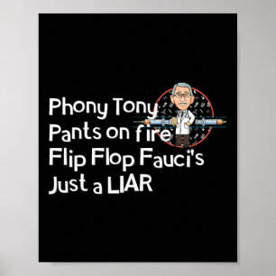 Poster Big Little Lied Fire Fauci Anti Présidentiel Masqu