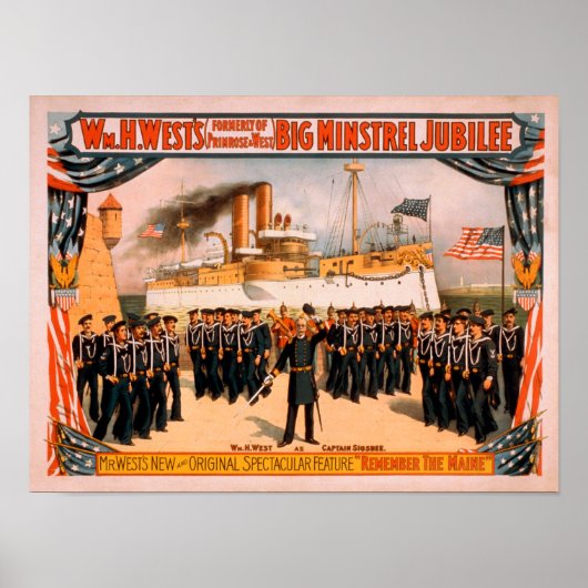 Poster Big Minstrel Jubilee Se souvenir de l'affiche du M (Devant)