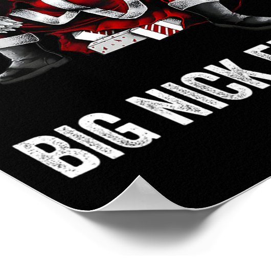 Poster Big Nick Energy Fun Père Noël Noël 3 (Coin)