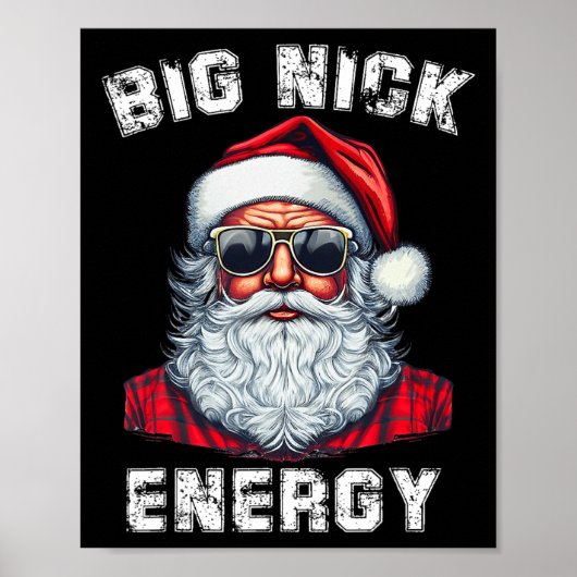 Poster Big Nick Energy Fun Père Noël Noël 4 (Devant)