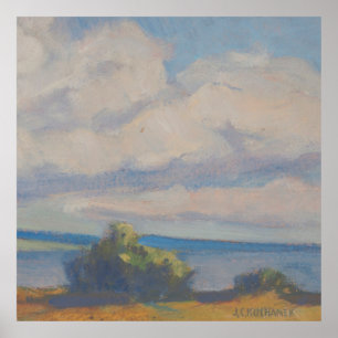 Poster Big Open Sky - Paysage par Kulhanek (1945)