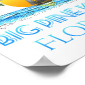 Poster Big Pine Key Florida Keys voile (Coin)