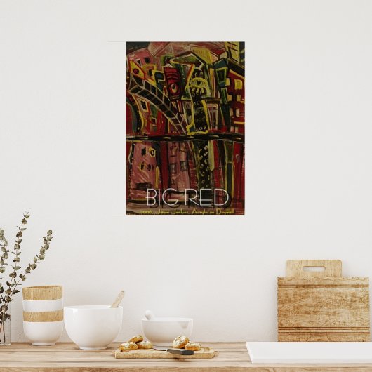 Poster Big Red (Cuisine)