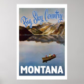 Poster Big Sky Country Montana (Devant)