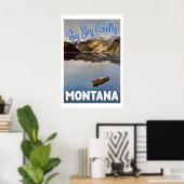 Poster Big Sky Country Montana (Bureau à domicile)