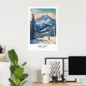 Poster Big Sky Wall Art Print 1 (Bureau à domicile)