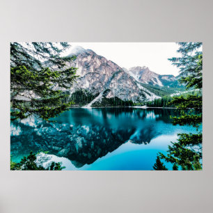 Poster Big Snow Mountains Photo de la montagne de neige