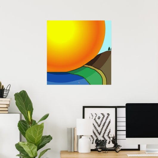 Poster Big Sunrise (Bureau à domicile)