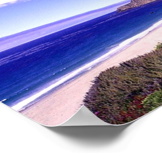 Poster Big Sur Beach (Coin)