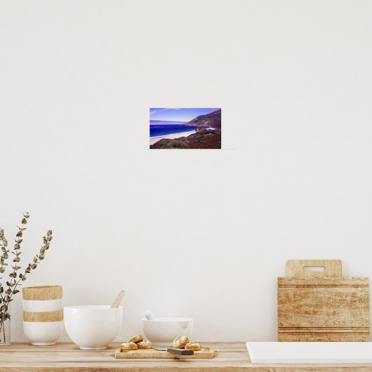 Poster Big Sur Beach (Cuisine)