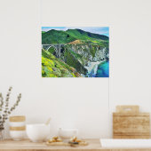 Poster Big Sur Bixby Bridge Imprimer (Cuisine)