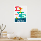 Poster Big Sur Dive (Cuisine)