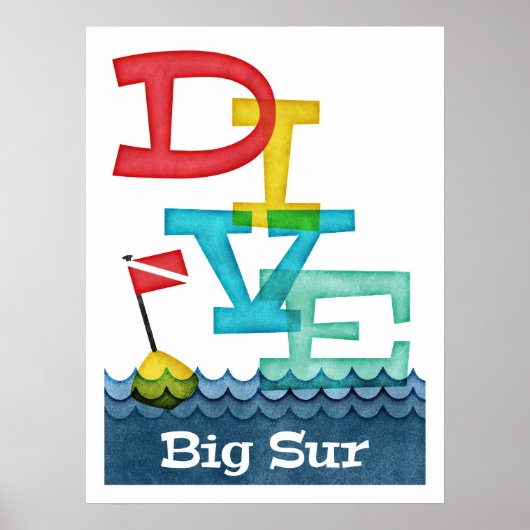 Poster Big Sur Dive (Devant)