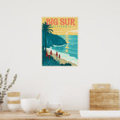 Poster Big Sur - La beauté de la côte Pacifique en Califo (Cuisine)
