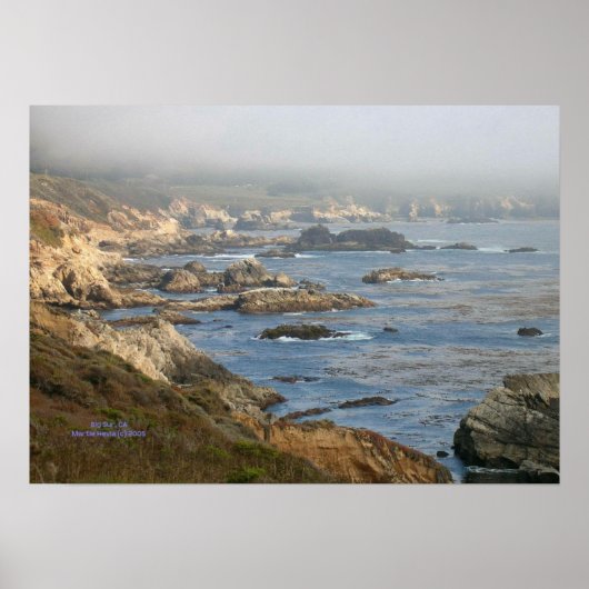 Poster Big Sur Rocky Coast Imprimer - Sélectionnez Votre  (Devant)